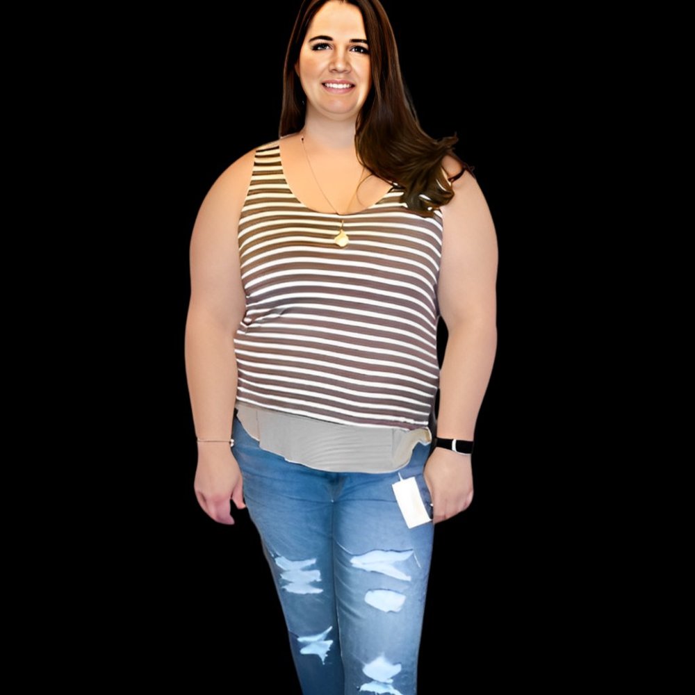 Multi-Striped Soft Tank